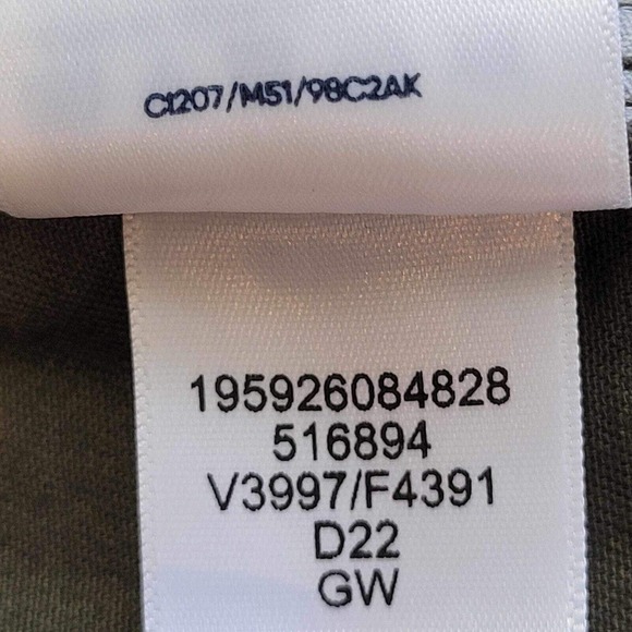 Land's End Pants Women's Plus Size 18 Green Pull On Tapered Leg Cotton Canvas - Picture 7 of 9